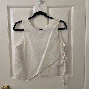 Zara white blouse size medium
